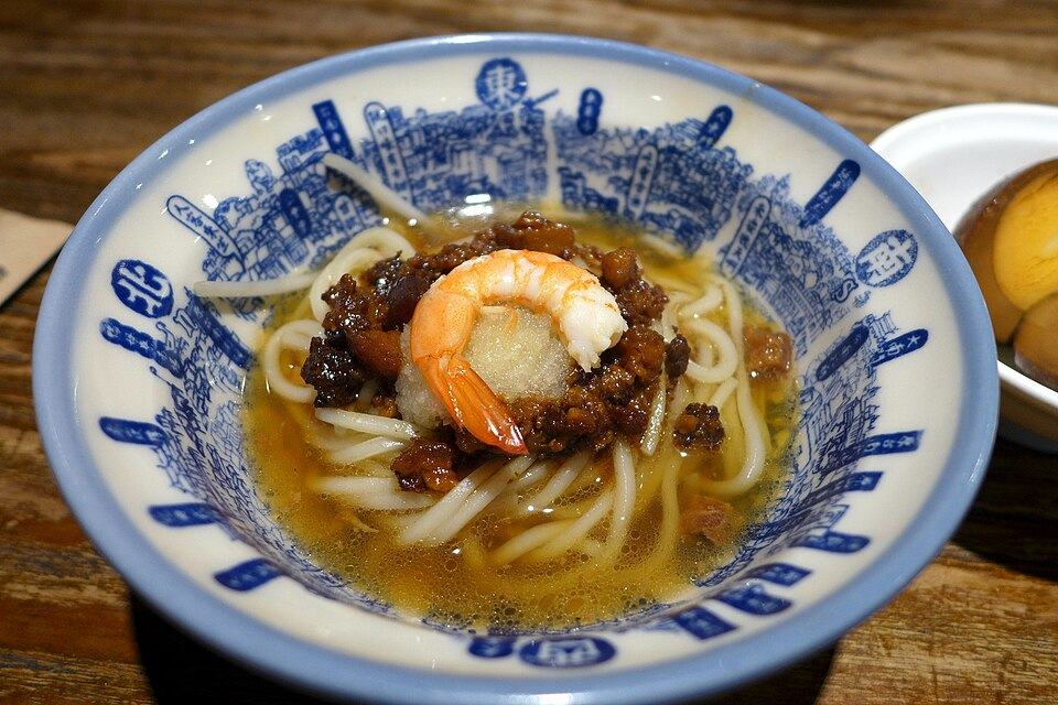 Danzai noodles at Du Hsiao Yueh