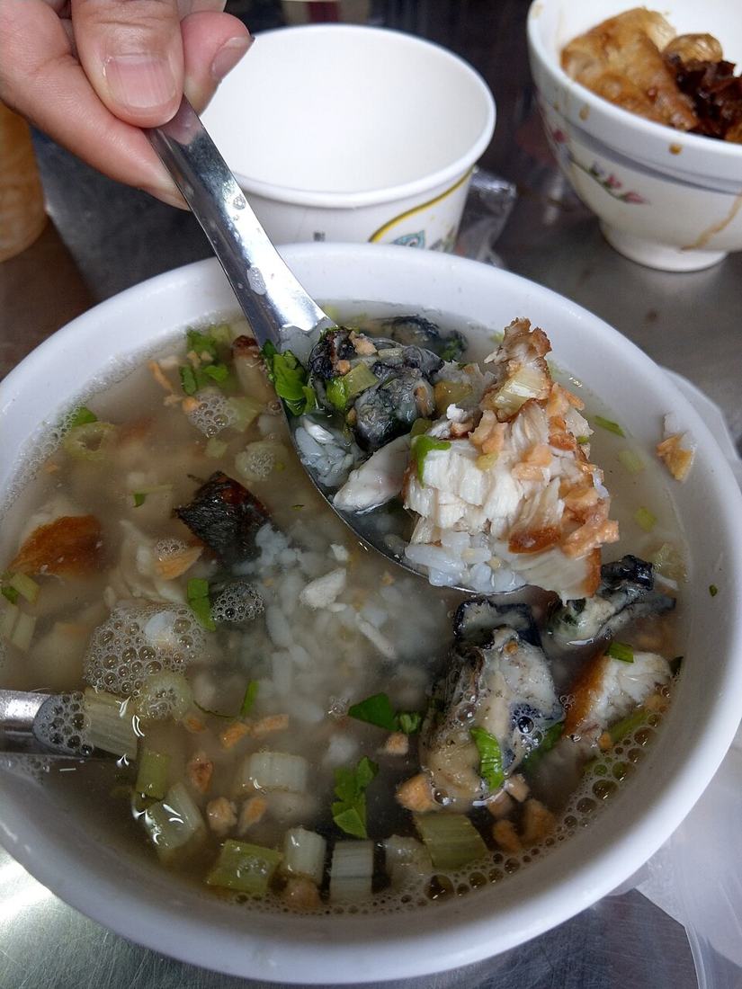 Milkfish belly congee